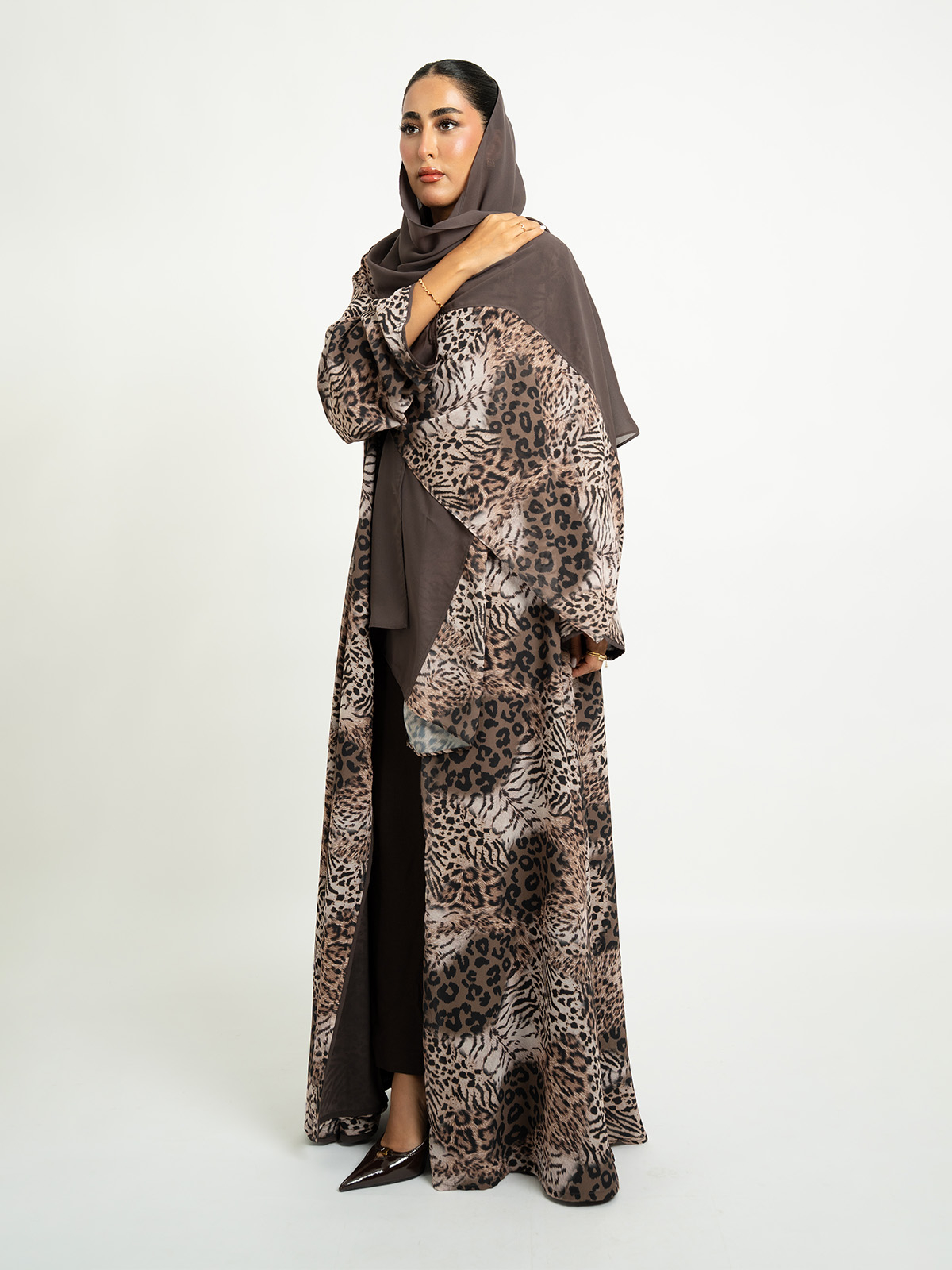 Haifa Double A-Cut Abaya