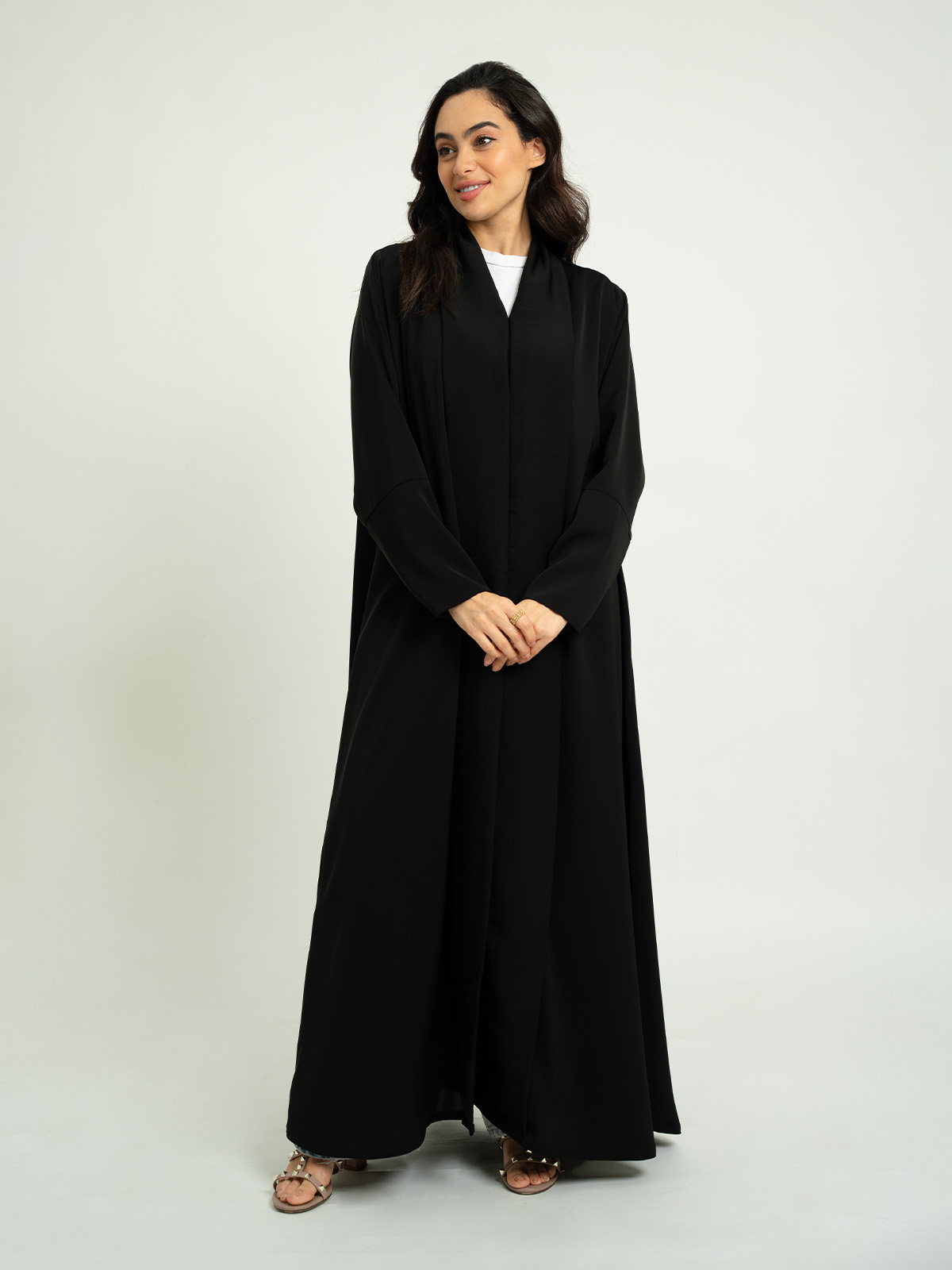 The Essential Black Closed A-Cut Abaya 