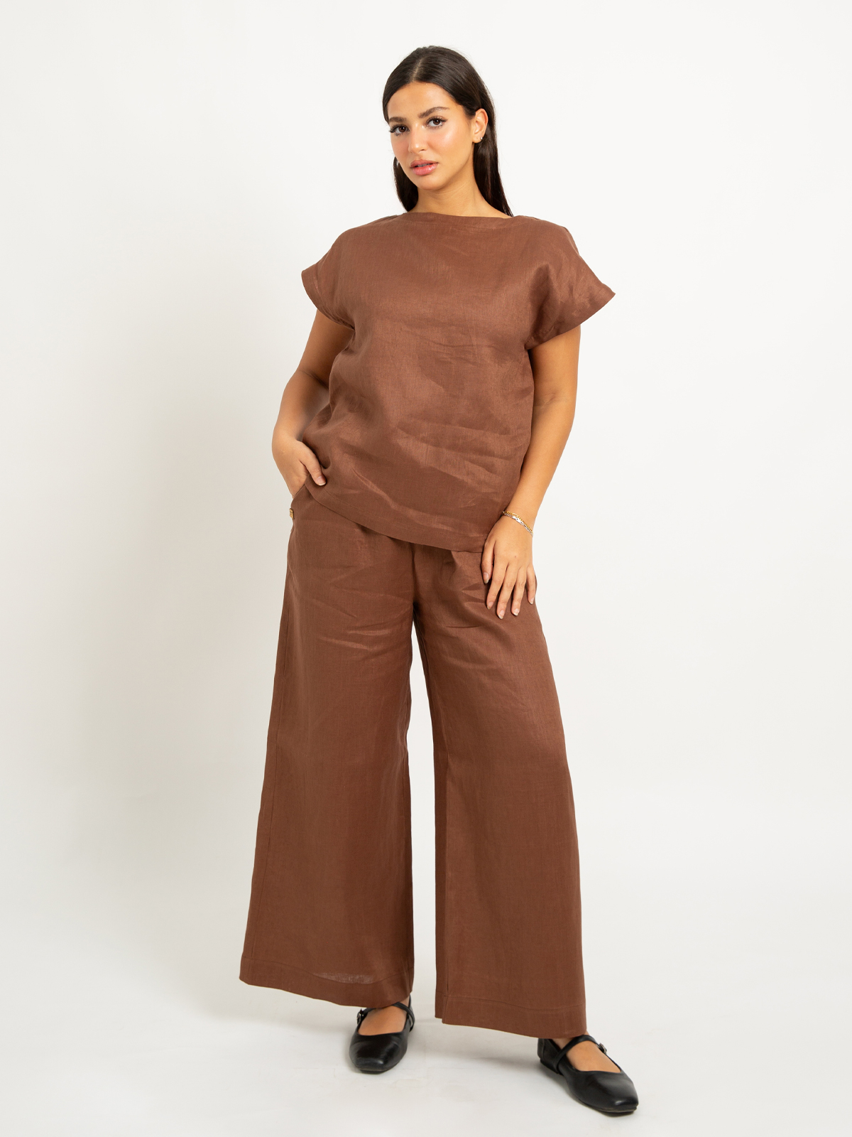 Brown Linen Light Set 