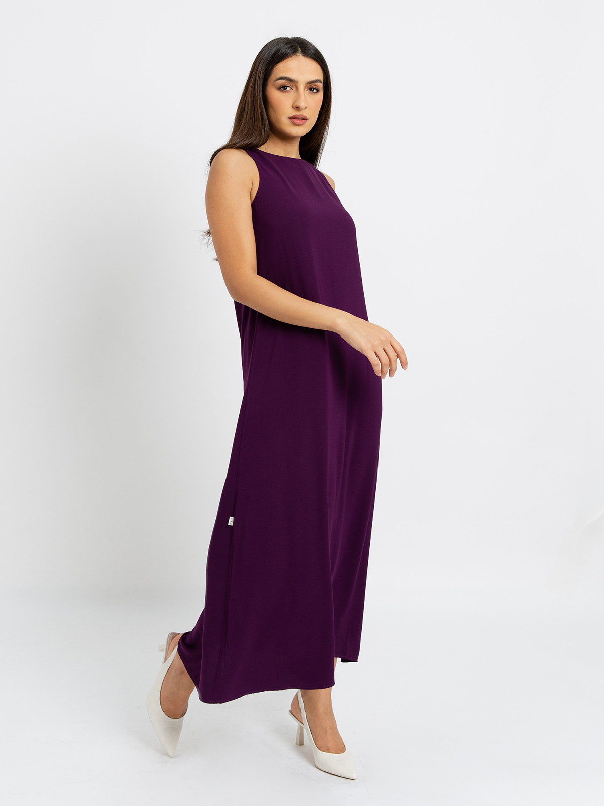 Muave - Sleeveless Long Dress
