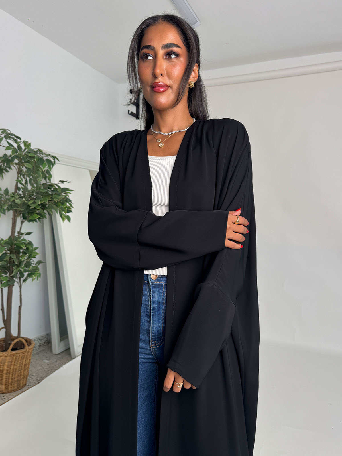 Abaya Outlet Without Tarha AB-OUT047