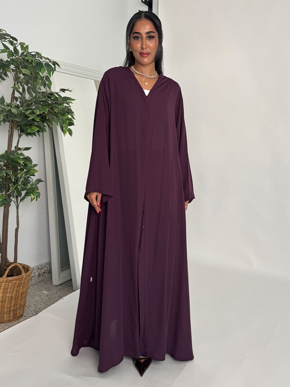 Abaya Outlet Without Tarha AB-OUT065