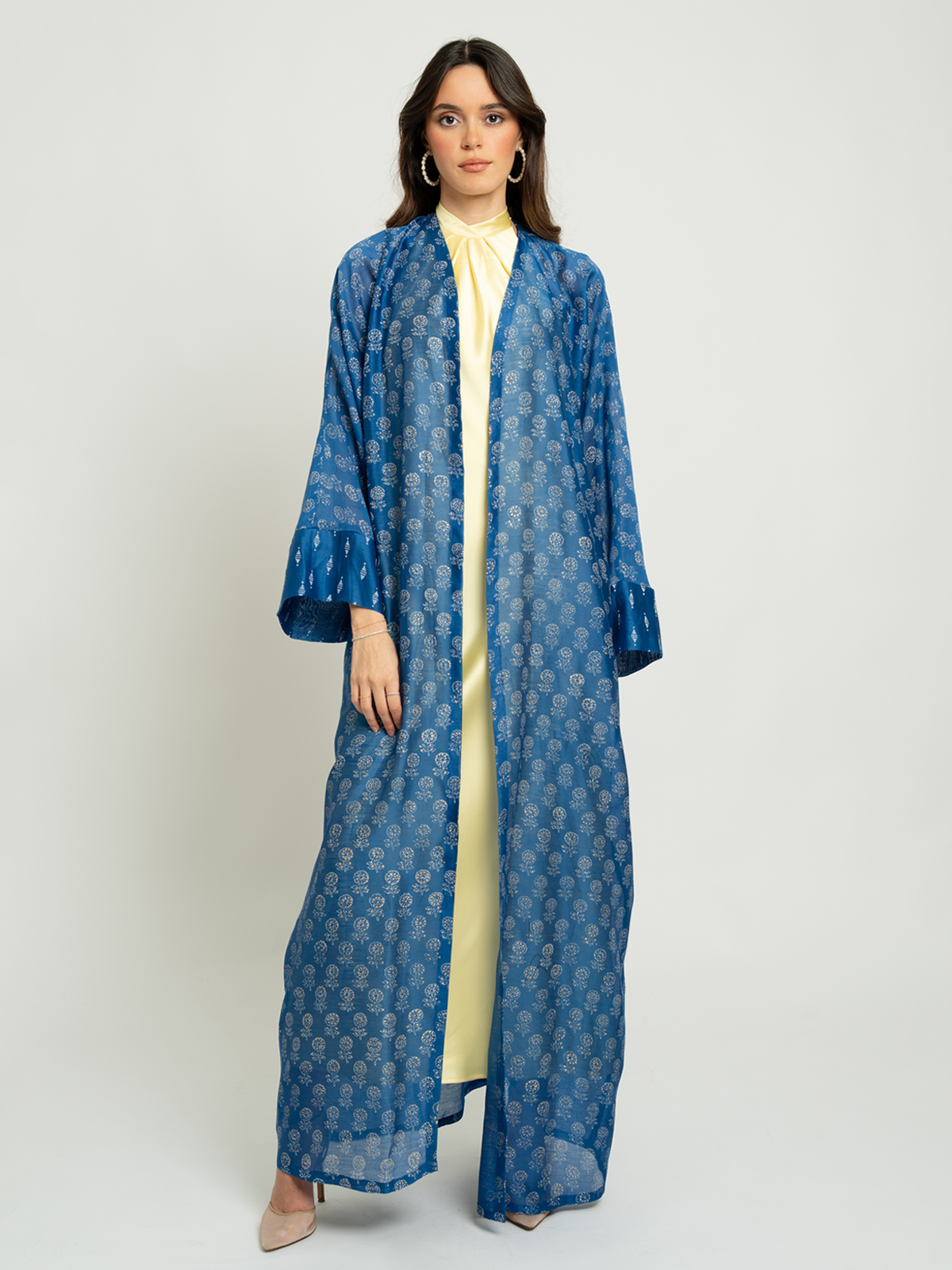 Royal Indigo Wide-fit Abaya