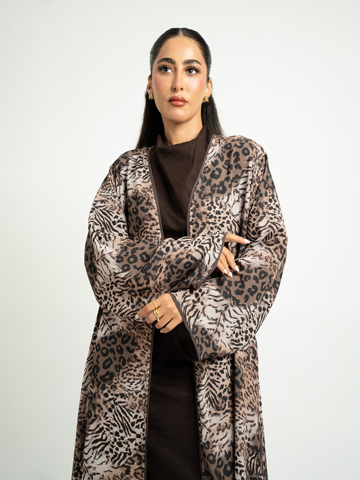 Haifa Double A-Cut Abaya