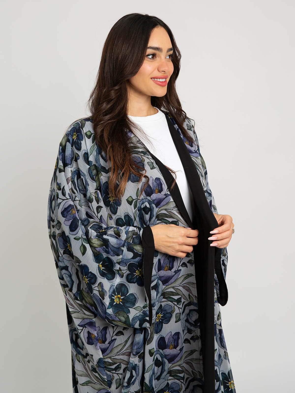 Botanic Night Double Flowstyle  Abaya