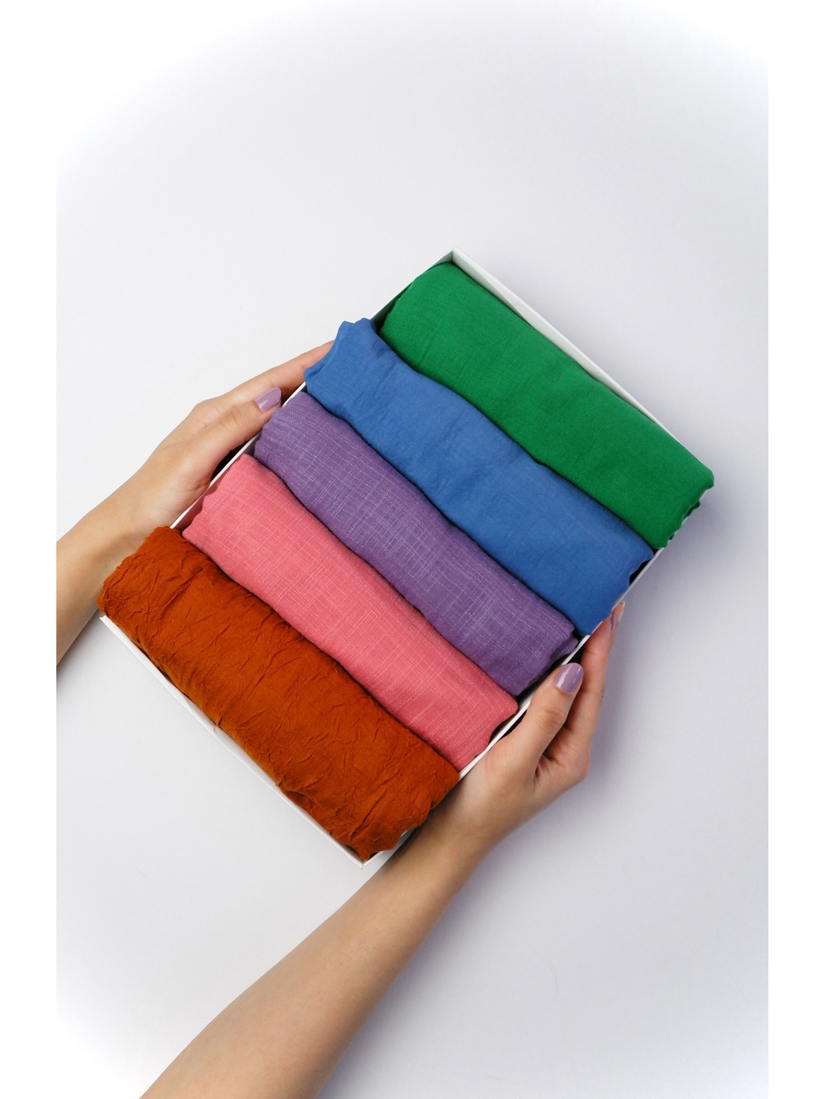 Colorful - 5 Mixed Cotton Tarha Package