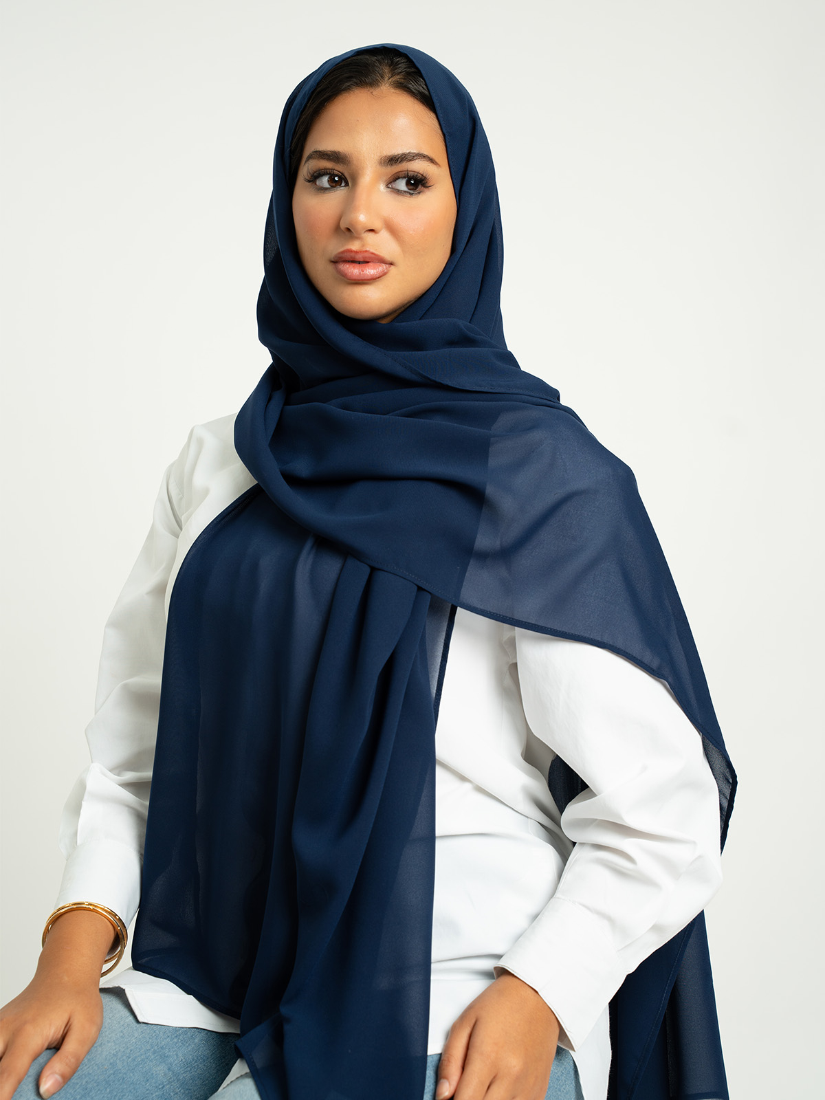 Deep Navy Plain Laser Tarha