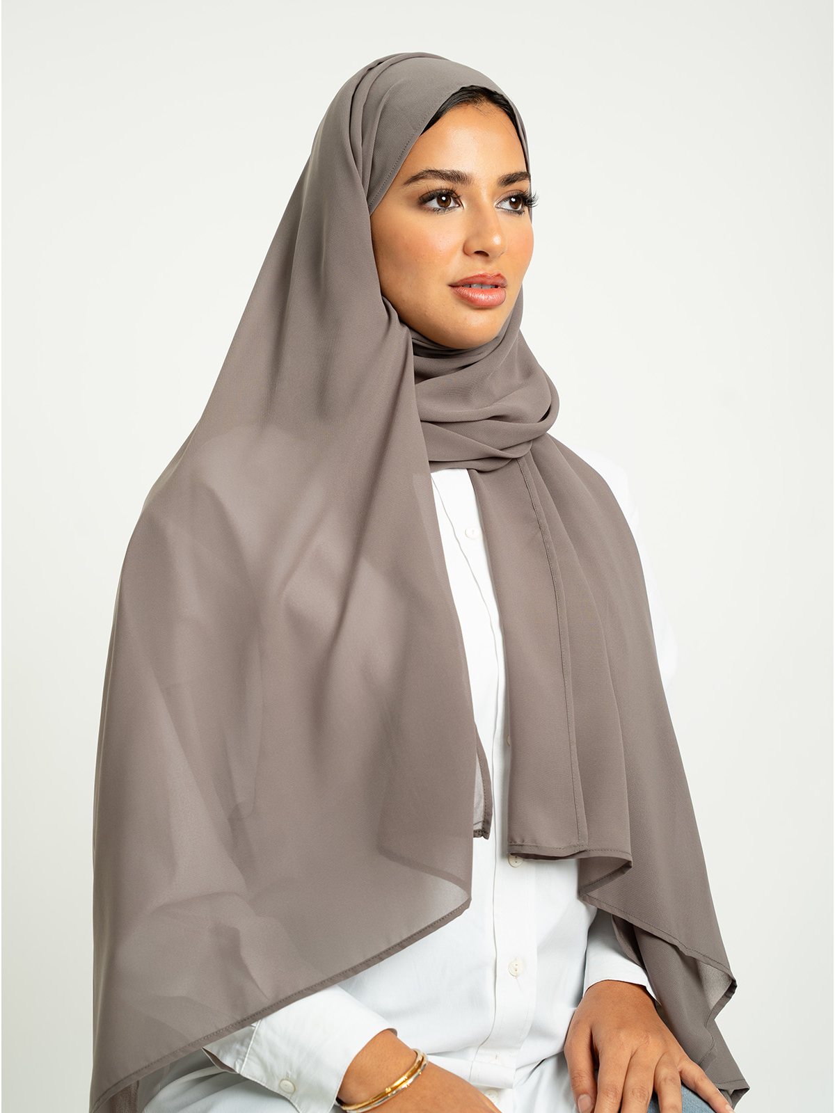 Clay Mocha Plain Laser Tarha