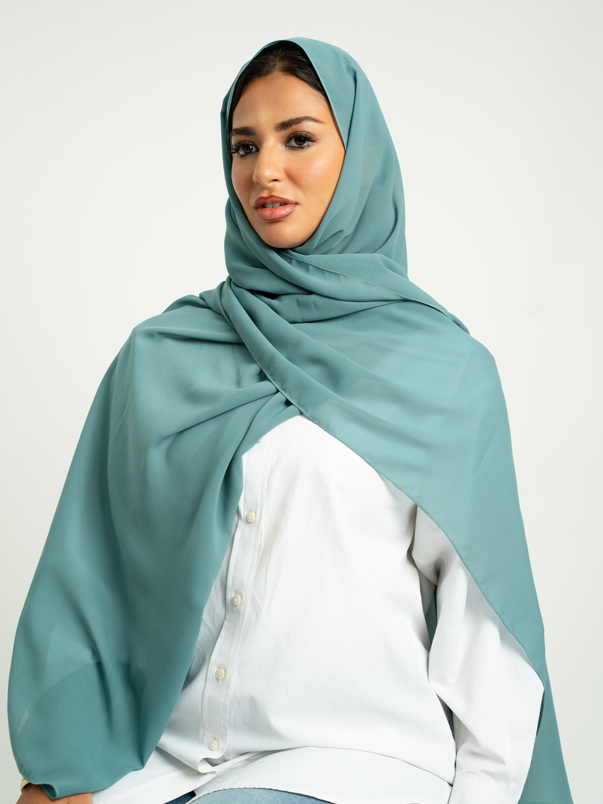 Aqua Green Plain Laser Tarha