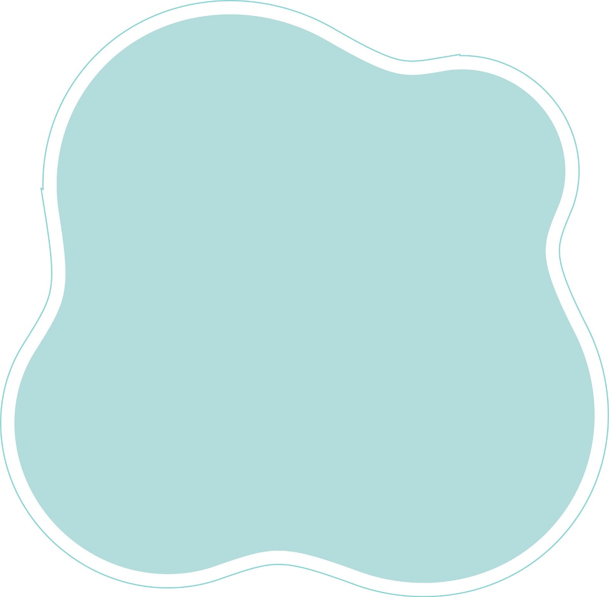 Blue Fluid Bubble Element