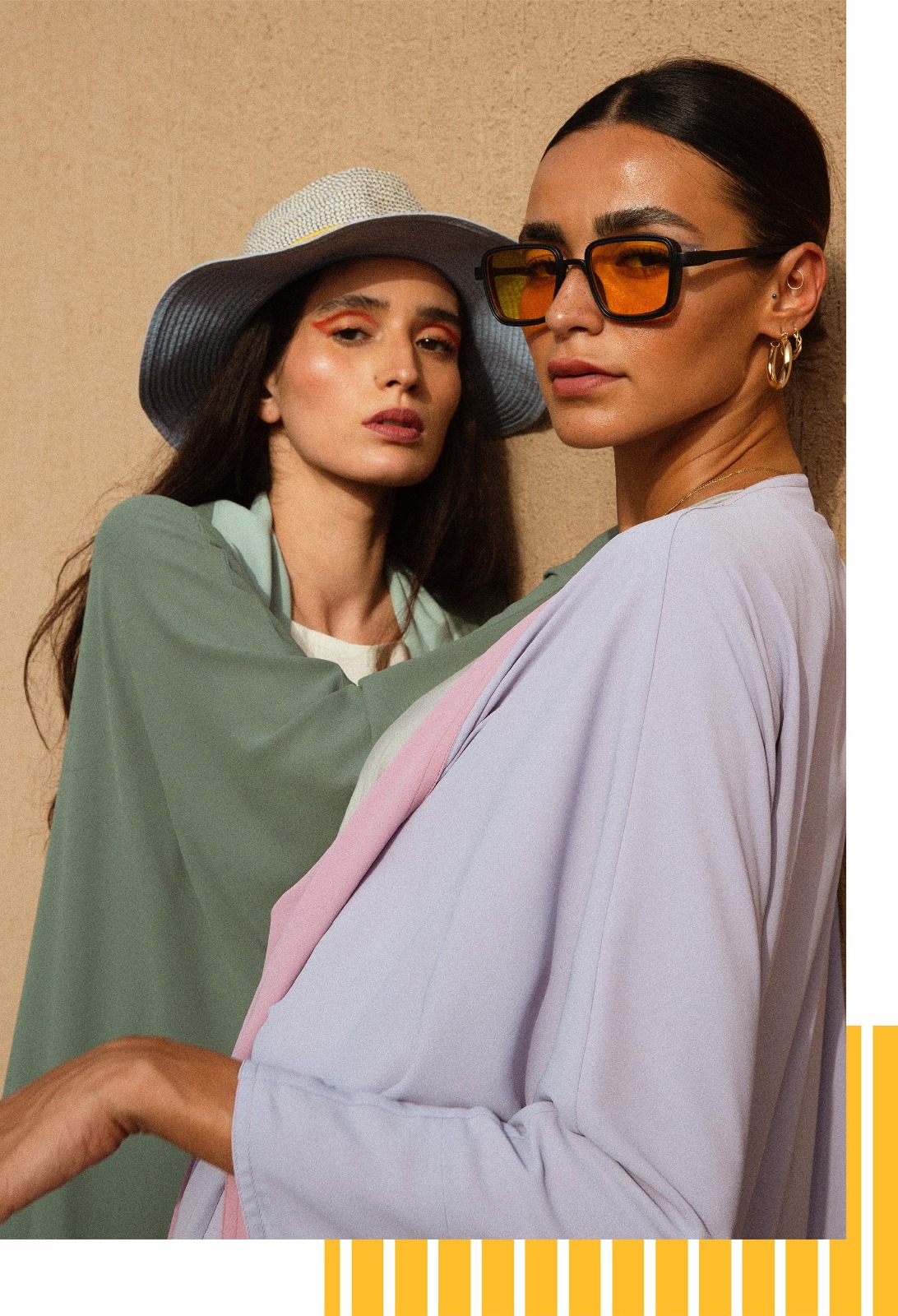 Kaafmeem Summer Fabric Presentation Models